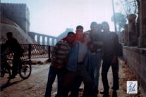 Aleppo, kids with a cat