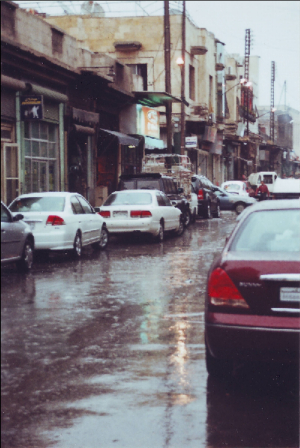 About four weeks late, but still welcome: Rain, Aleppo